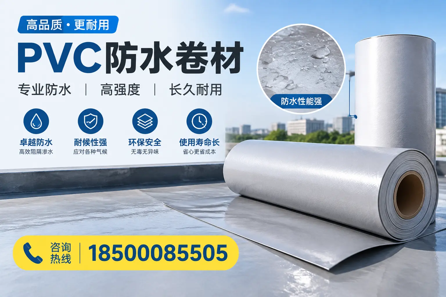 PVC防水卷材的安装方法与注意事项,桂林用户必看